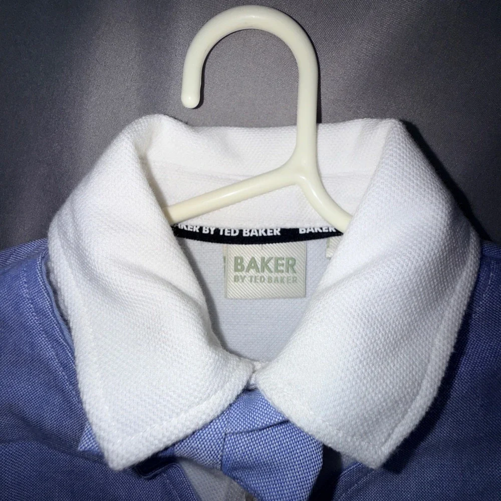 Ted BAKER Boys‎ Blue Vest Bodysuit Romper Bow Tie Outfit 18-24M NWOT